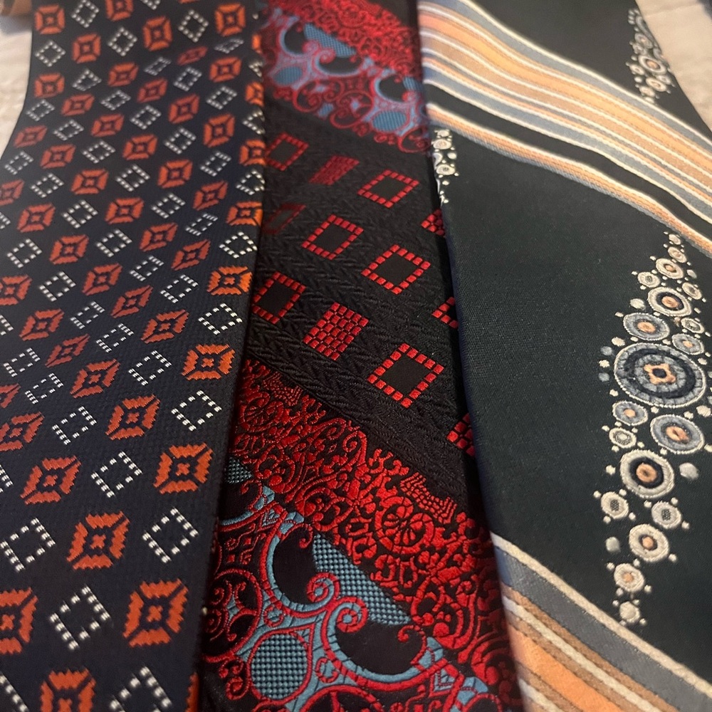 Vintage Men's Tie Collection 50s 60s 70s Bundle Lot - Picture 3 of 3